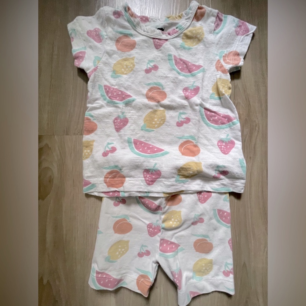 Monica & Andy Colorful Fruit Print Kids set